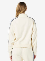 Align Zip Neck Sweat in Whisper White