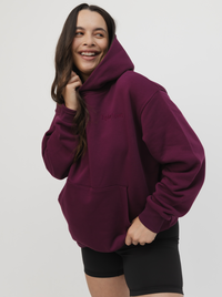 Heritage Hoodie in Mulberry