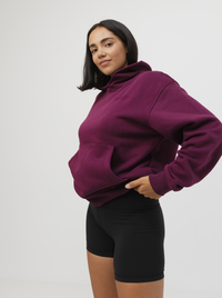 Heritage Hoodie in Mulberry