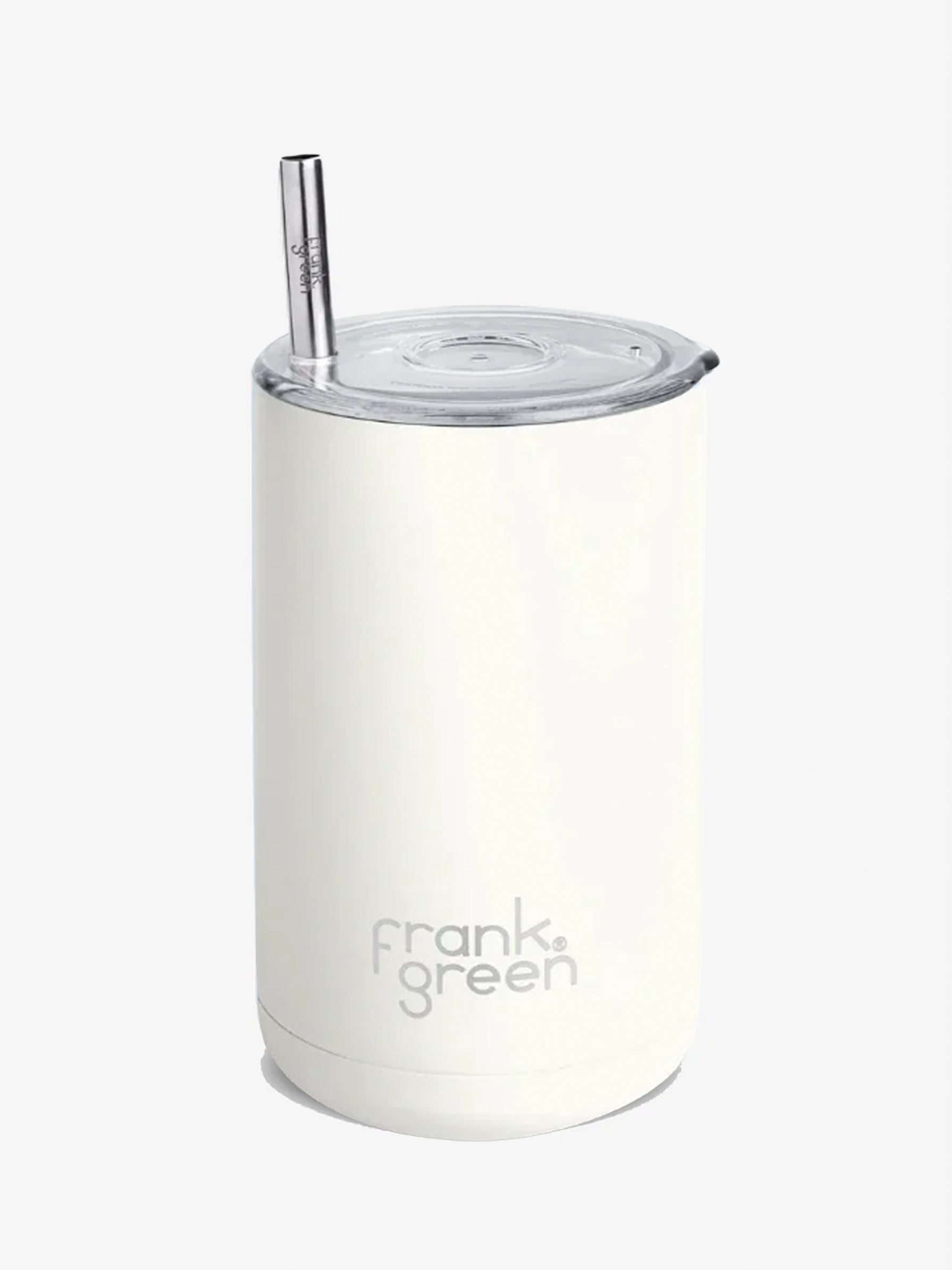 Iced Coffee Cup with Straw