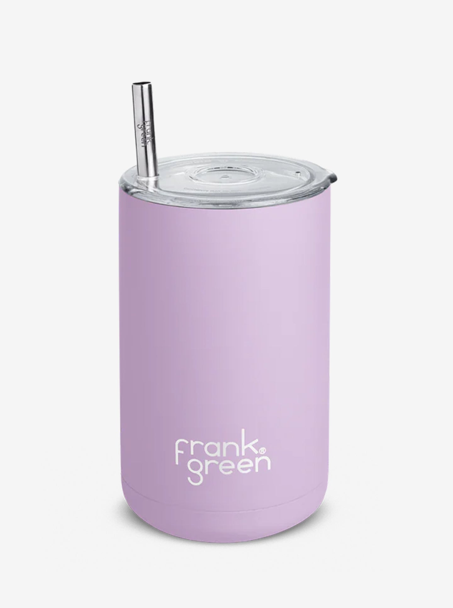 Iced Coffee Cup With Straw