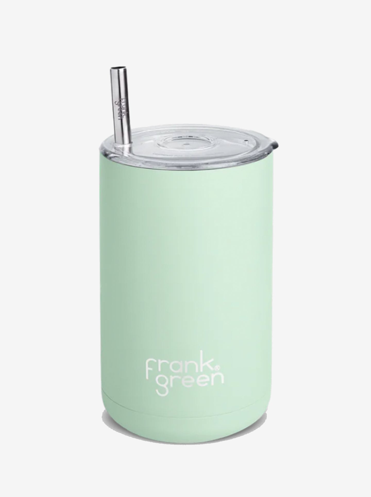Iced Coffee Cup With Straw