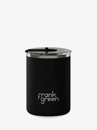 Ceramic Coffee Cup Hinged Lid 12oz
