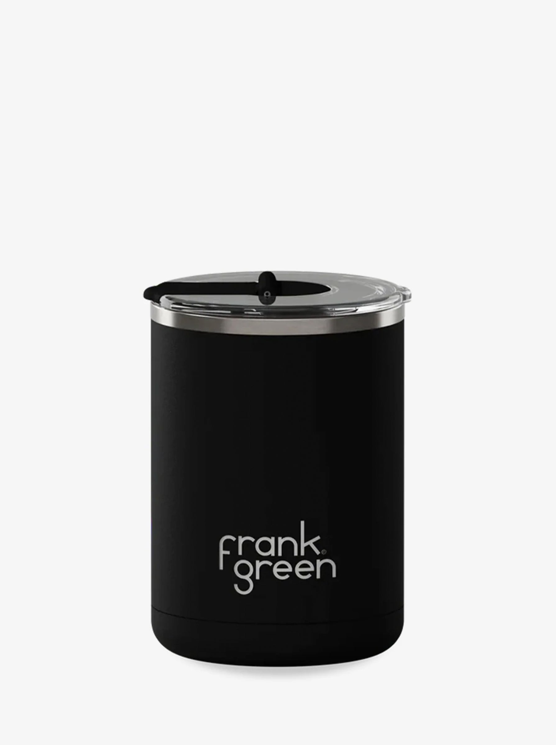 Ceramic Coffee Cup Hinged Lid 12oz