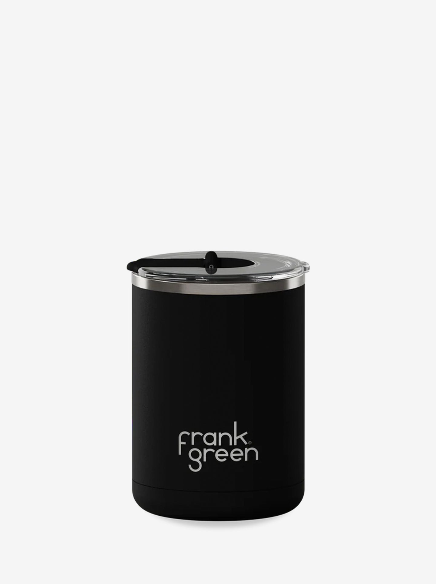 Ceramic Coffee Cup Hinged Lid 12oz