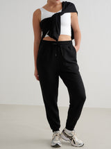 Black Comfy Modal Pants