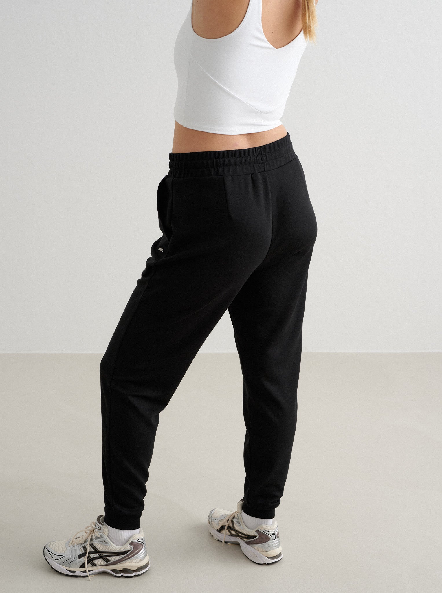 Black Comfy Modal Pants