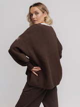 Frankie Cardigan in Espresso