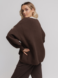 Frankie Cardigan in Espresso