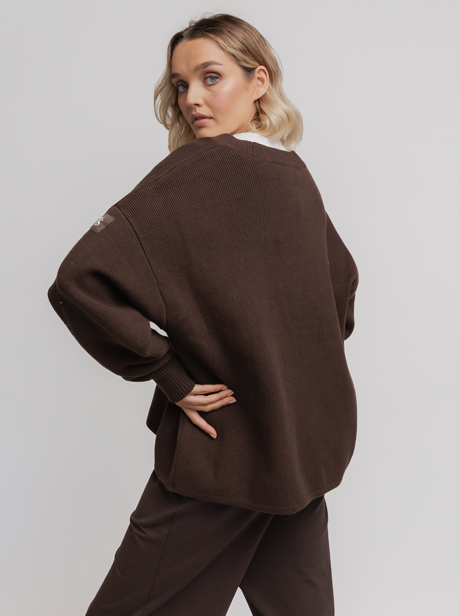 Frankie Cardigan in Espresso