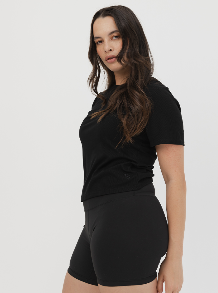 Movement Tee in Black