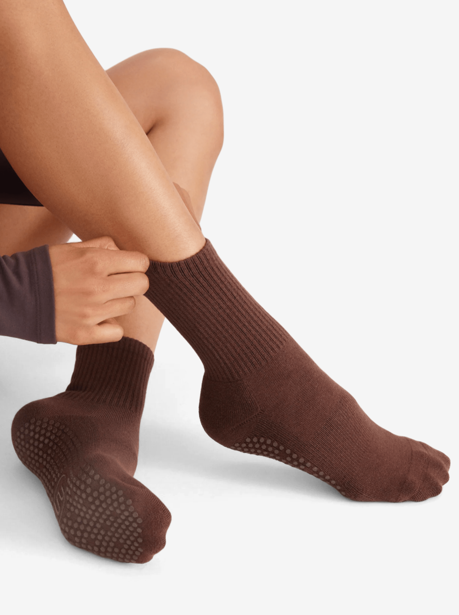 Crew Non-Slip Grip Socks