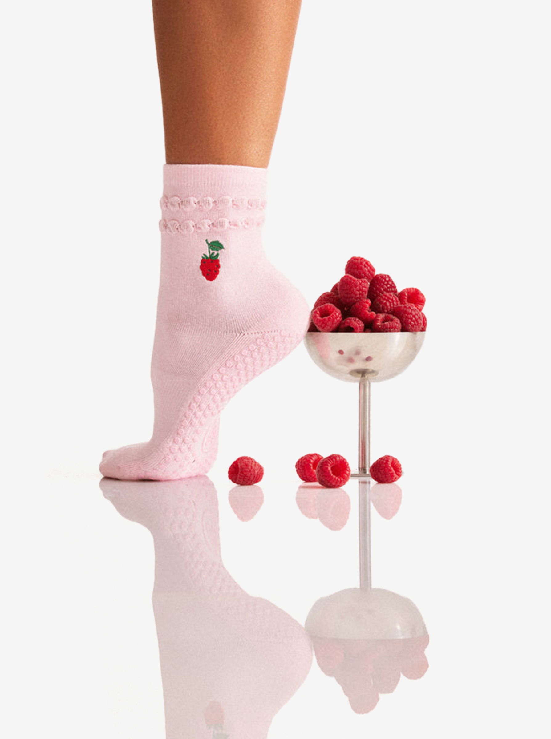 Crew Non Slip Grip Socks