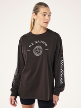 Dalston Long Sleeve Tee In Caviar
