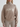 College Knitted Half Zip in Dark Clay