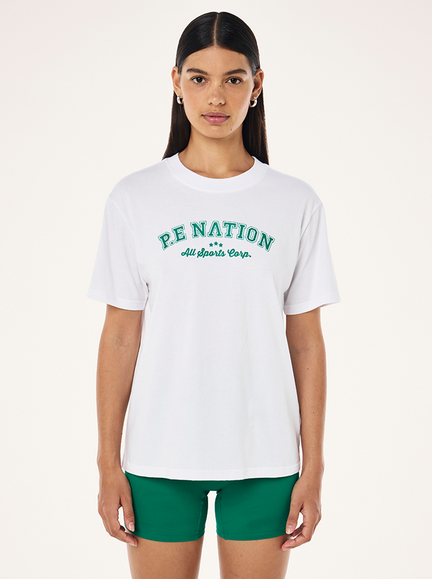 Dynamic Tee in Optic White