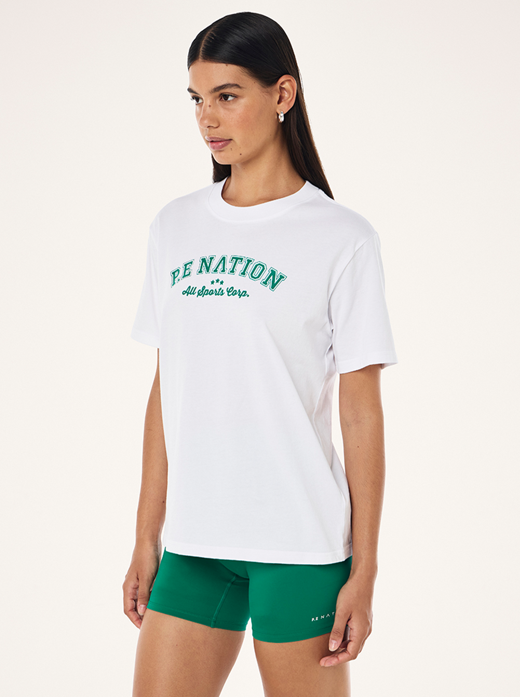 Dynamic Tee in Optic White