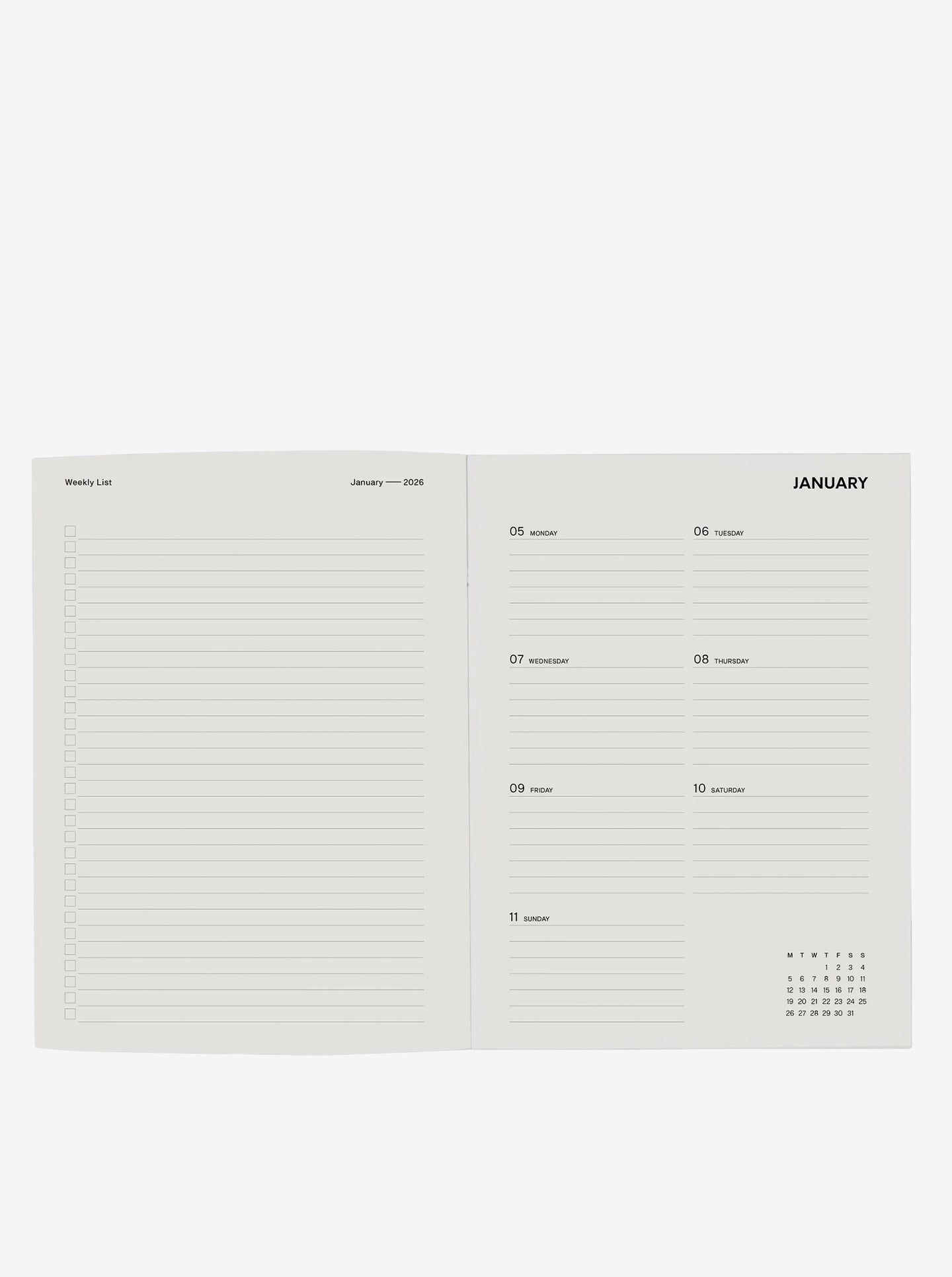 Weekly Diary 2026