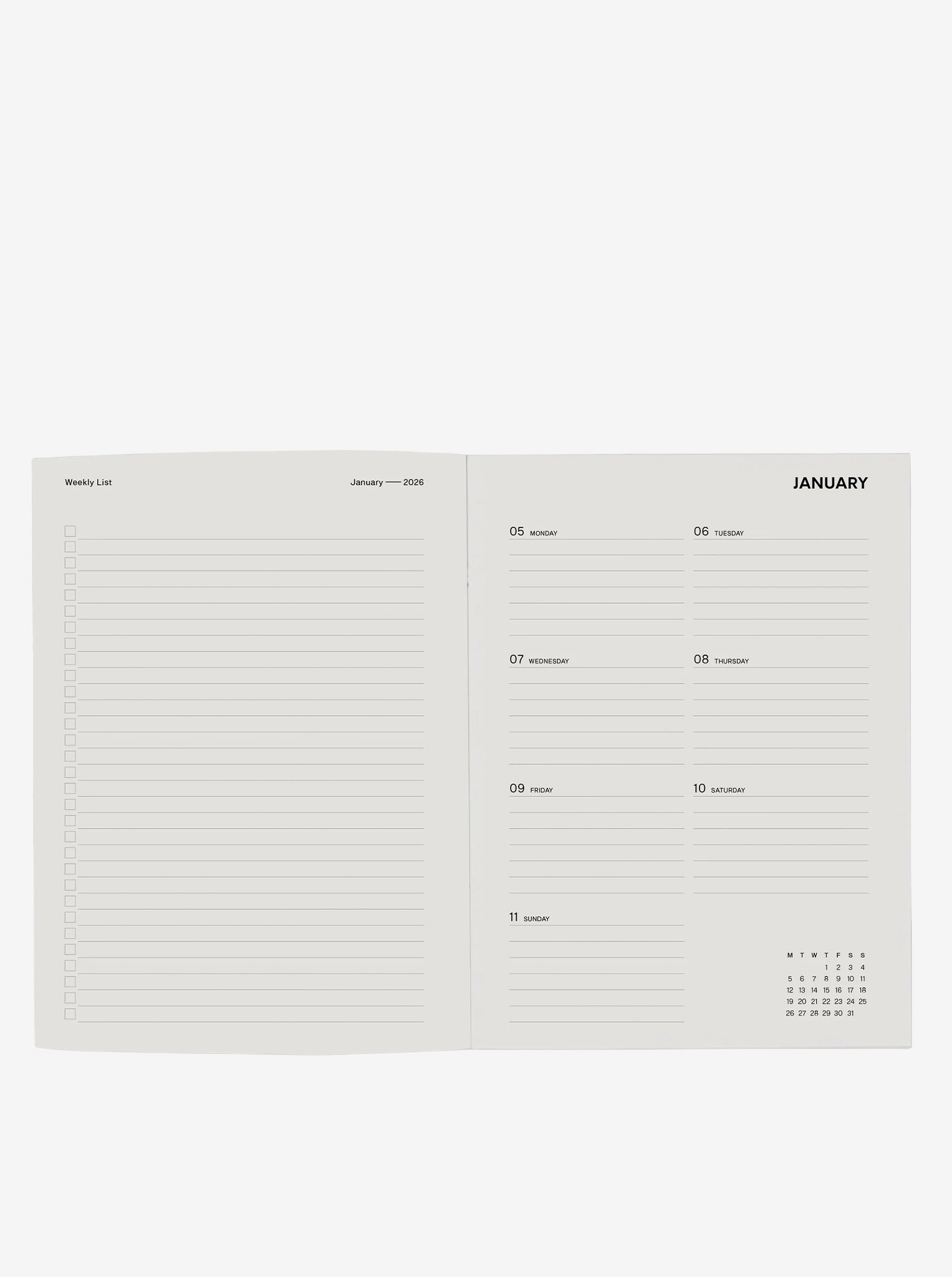 Weekly Diary 2026