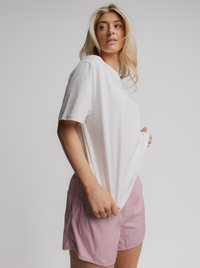 Graphic Run Tee in White