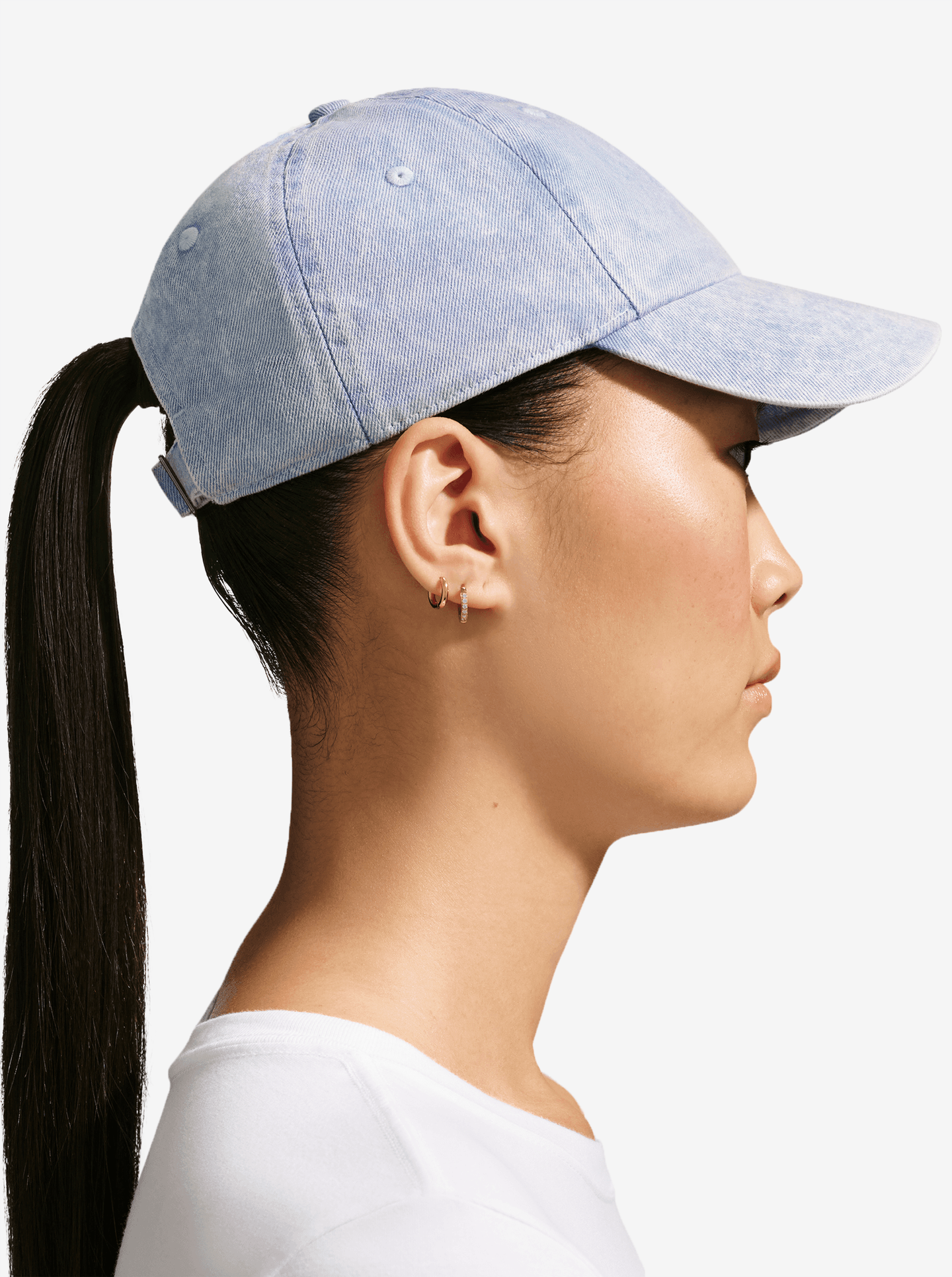 Unstructured Denim Cap