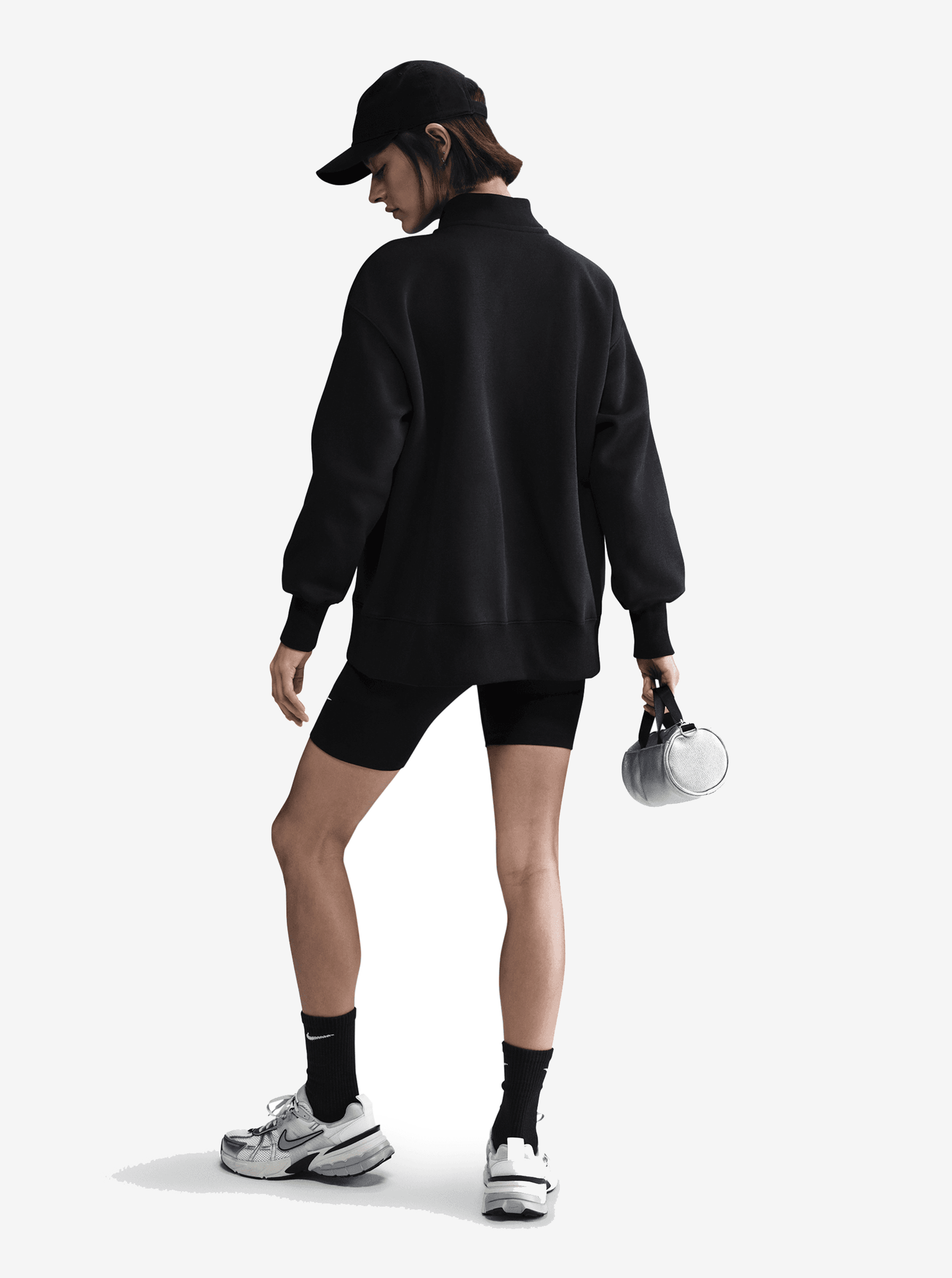 Phoenix Fleece Oversized 1/4-Zip Long Sweatshirt