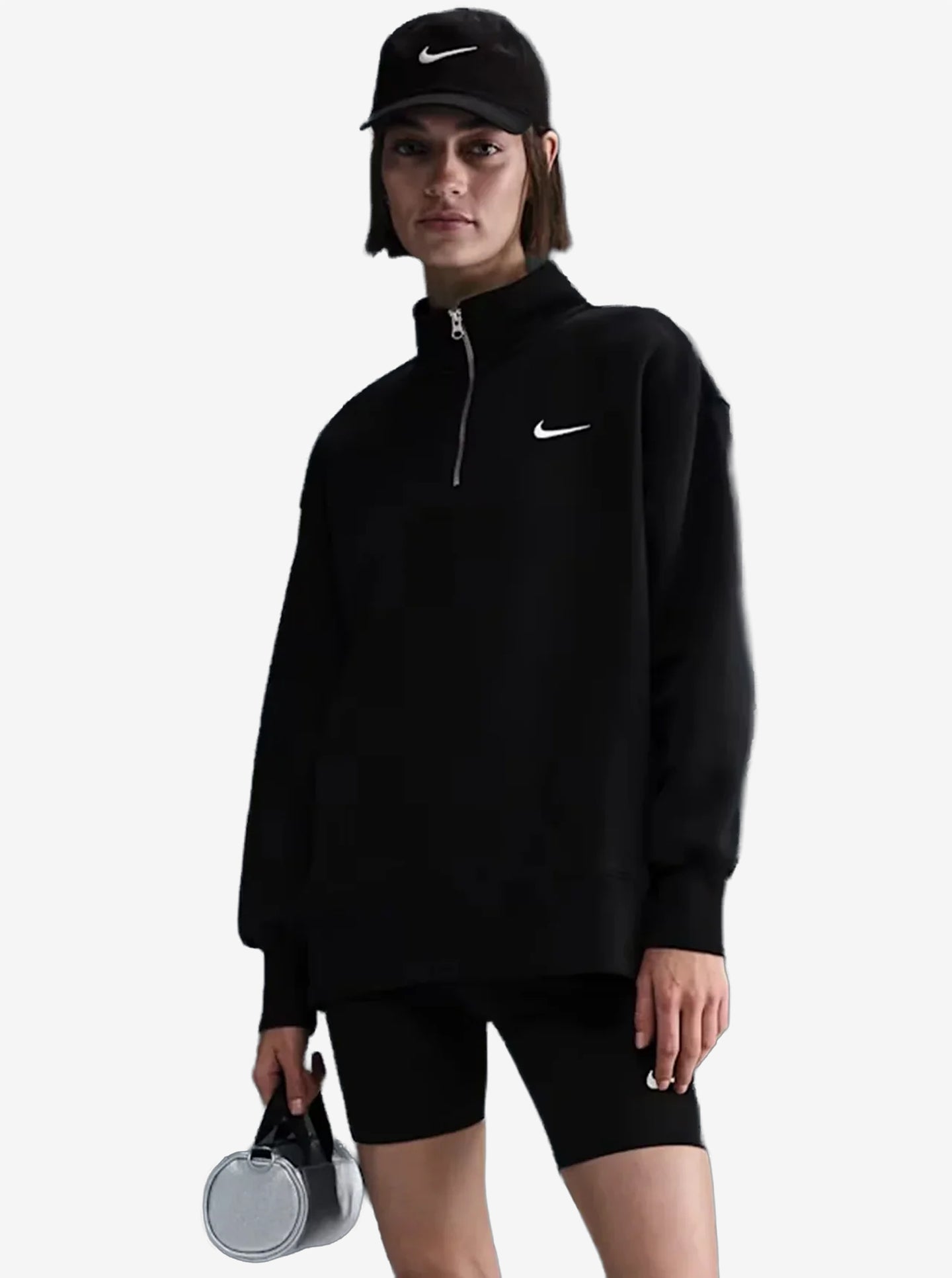 Phoenix Fleece Oversized 1/4-Zip Long Sweatshirt