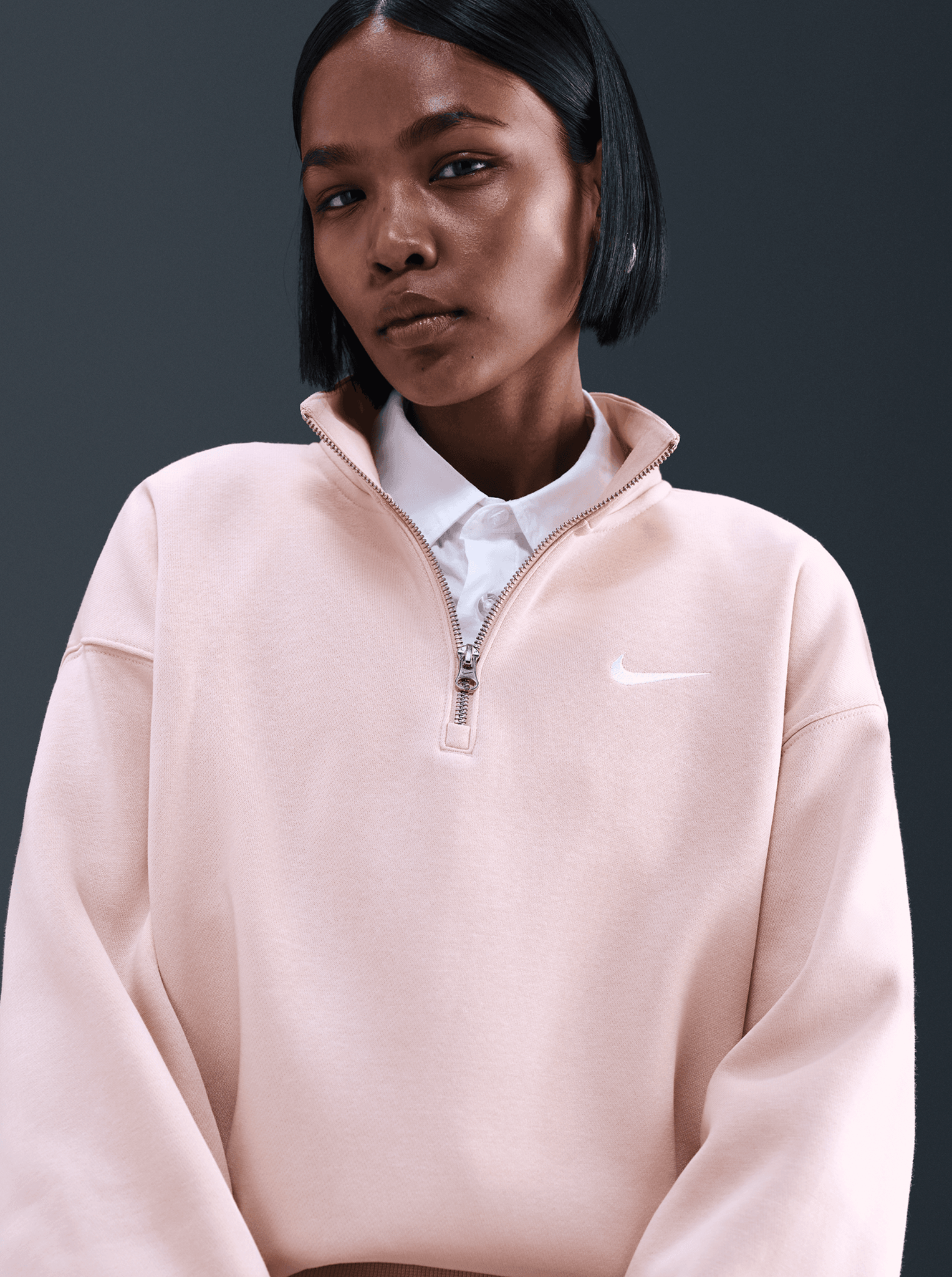Sportswear Phoenix Fleece Oversized 1/4-Zip Long Sweatshirt