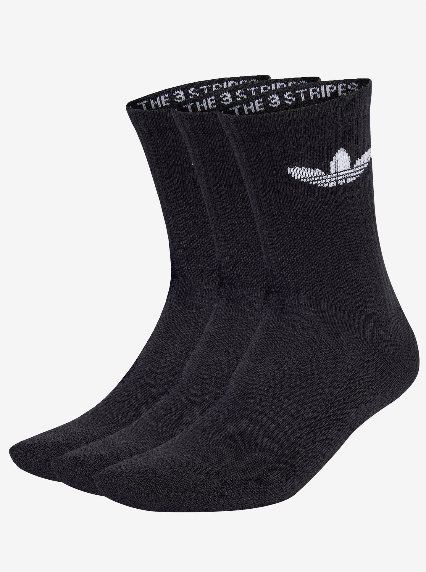 Trefoil Cushion Crew Socks 3 Pairs
