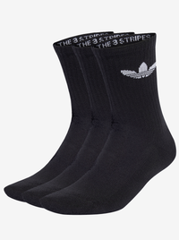 Trefoil Cushion Crew Socks 3 Pairs