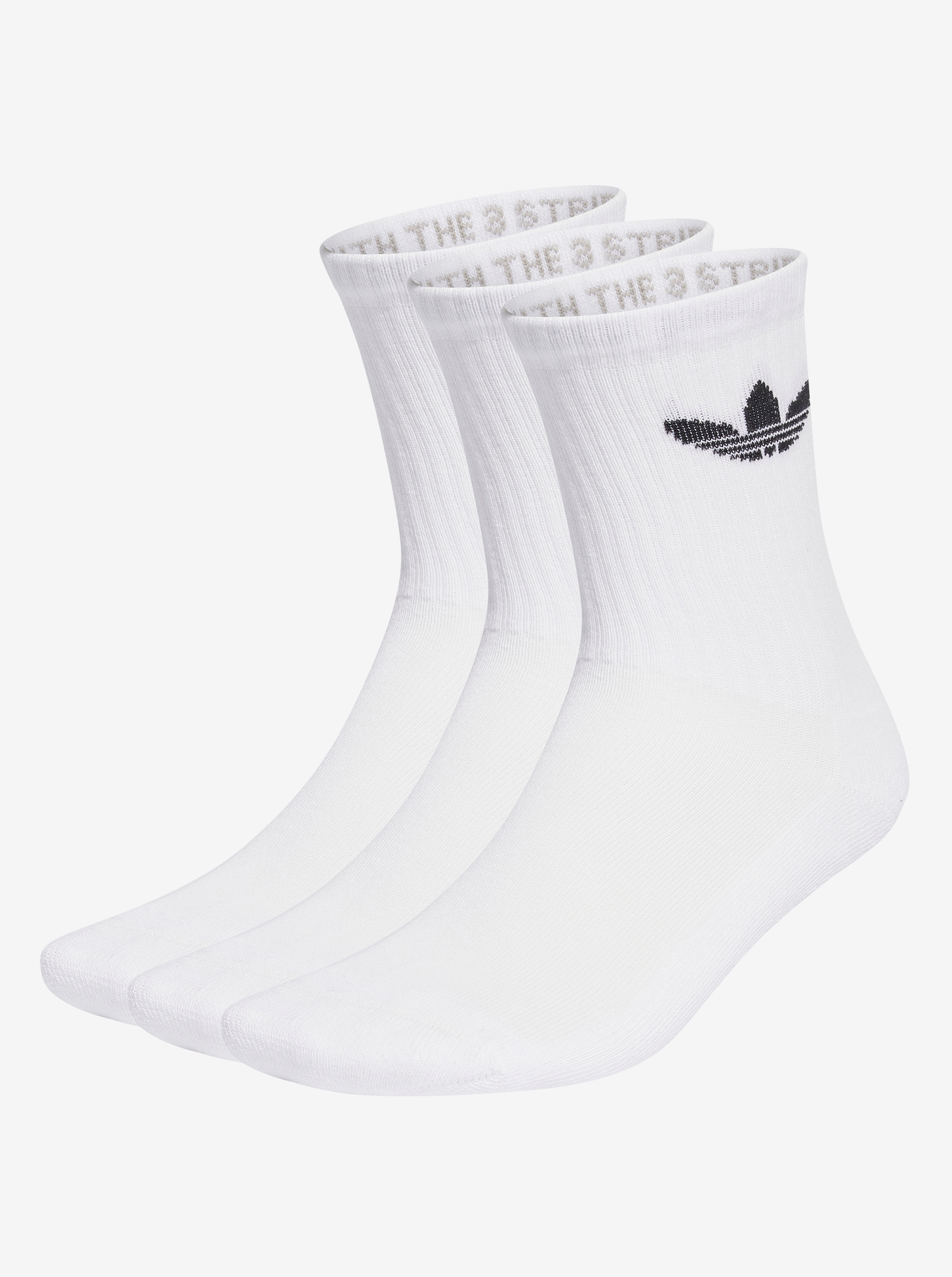 Trefoil Cushion Crew Socks 3 Pack Unisex
