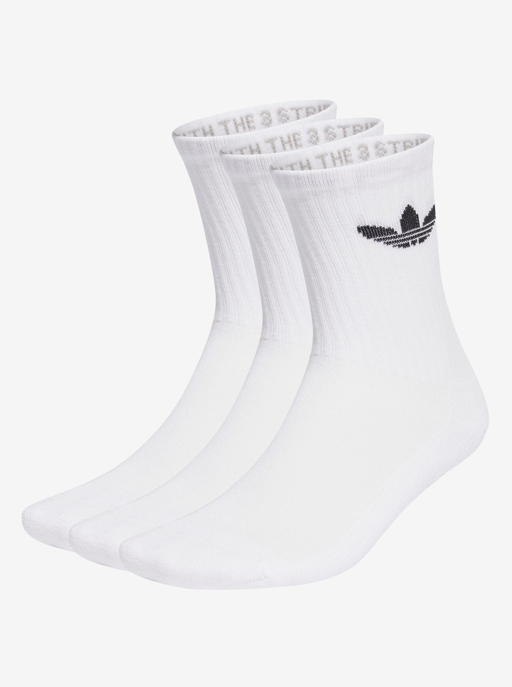 Trefoil Cushion Crew Socks 3 Pack Unisex