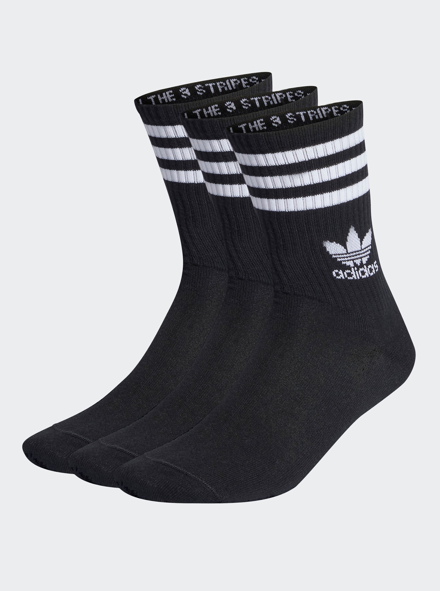 Mid Cut Crew Socks 3 Pairs