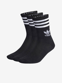 Mid Cut Crew Socks 3 Pairs