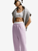 High-Rise Oversized Cuffed Trousers