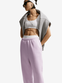 High-Rise Oversized Cuffed Trousers