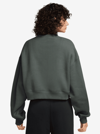Studio Fleece Oversized Cropped Crew