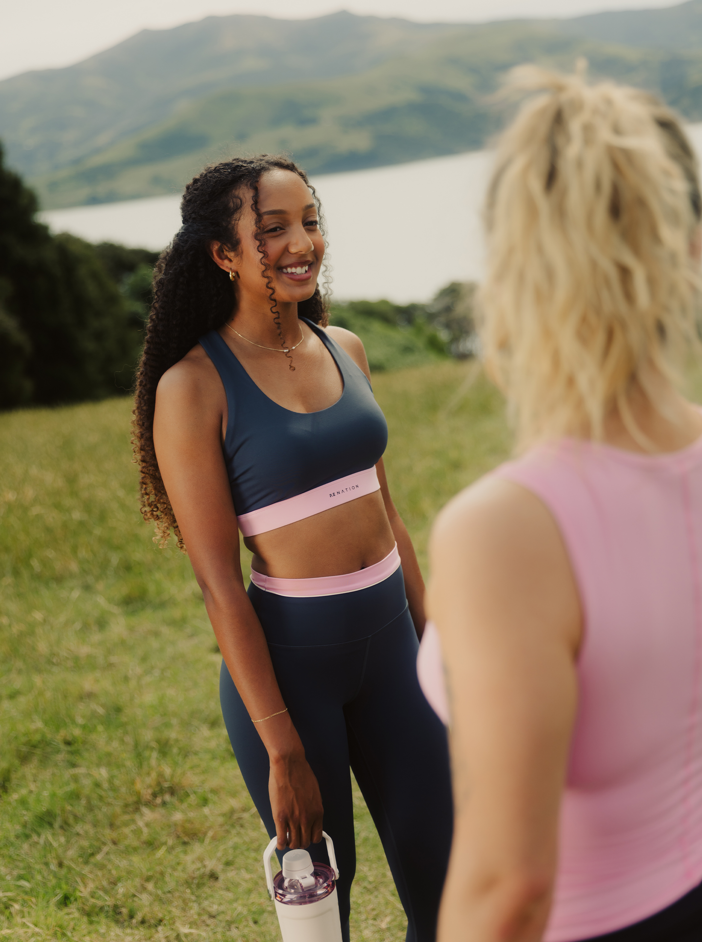 Reflect Full Length Legging in Marine Blue