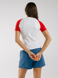 Adicolor 3-Stripes Raglan Slim T-Shirt