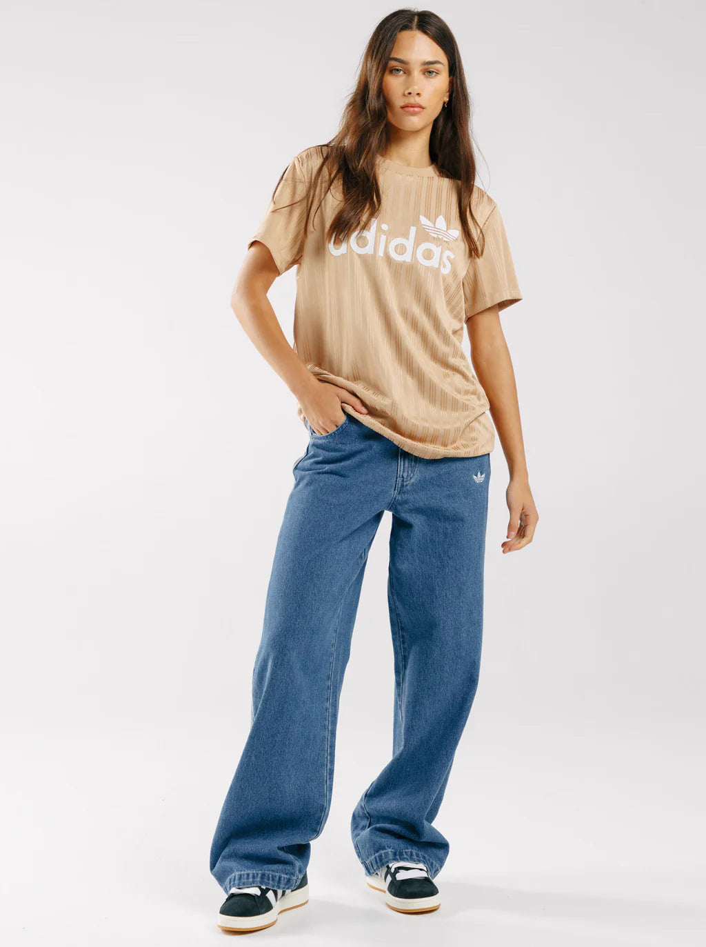 Adicolor Denim 3-Stripes Track Pants