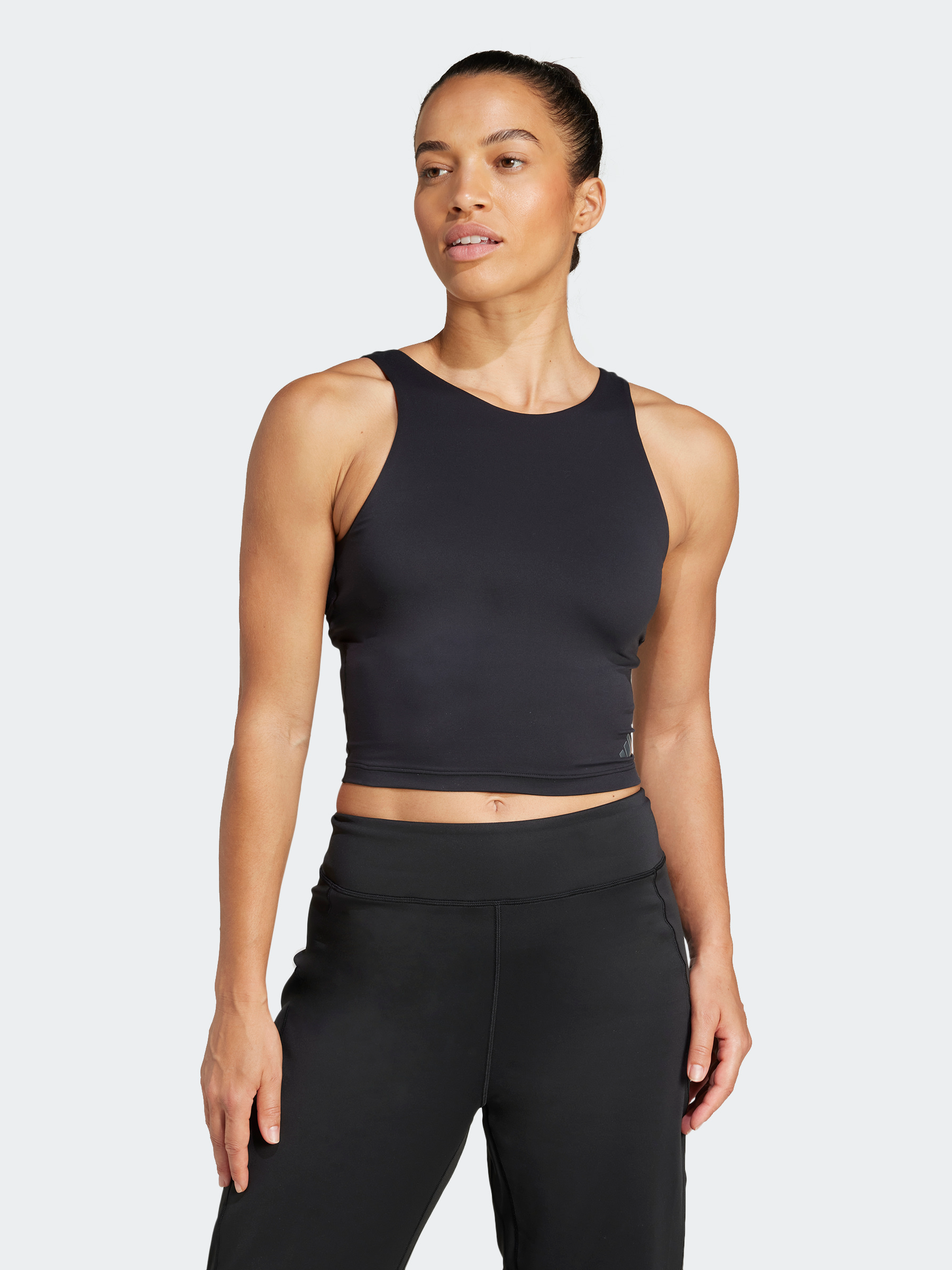 Yoga Crop Tank With inner Shelf Bra