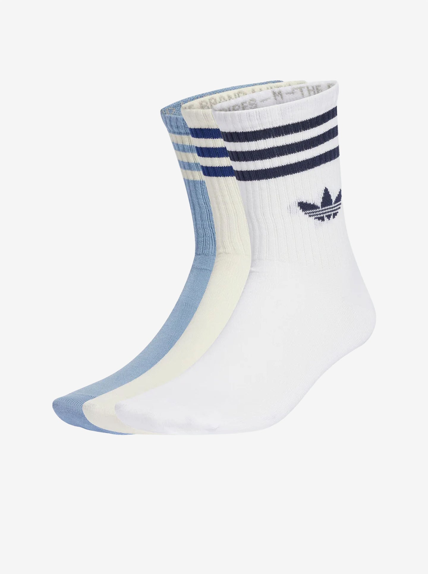 3-Stripes Crew Socks 3 Pairs