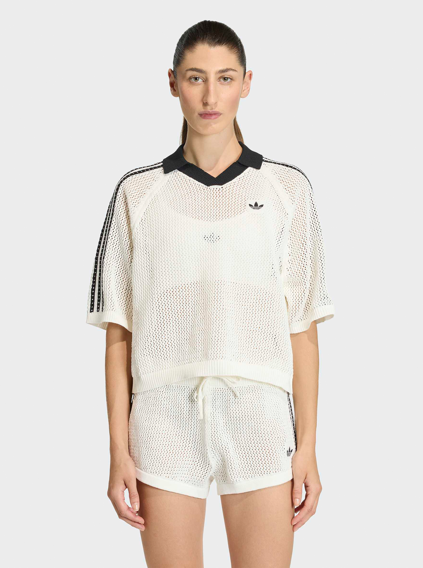 Knitted Crochet Polo
