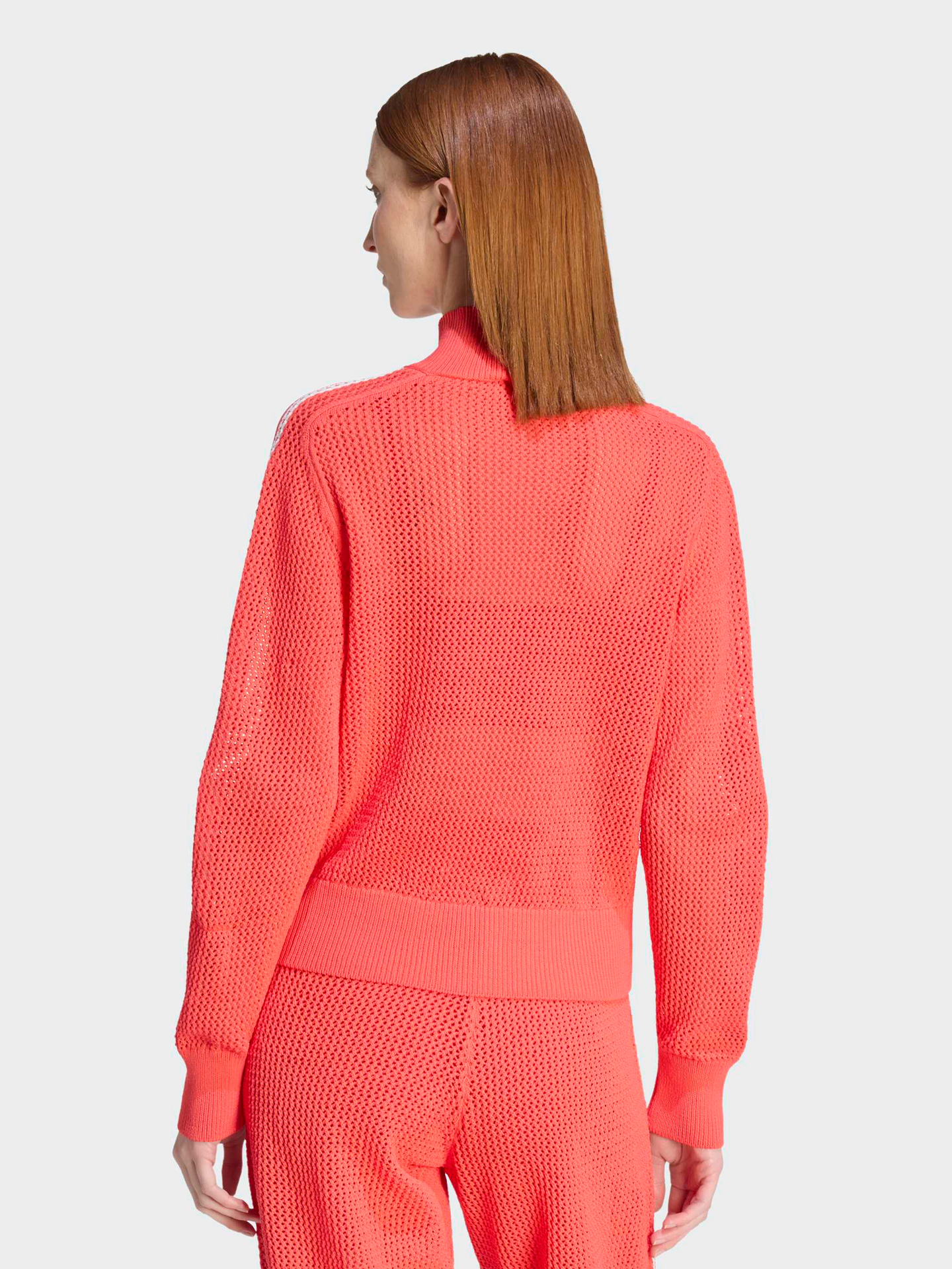Knitted Crochet Firebird Track Top
