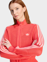 Knitted Crochet Firebird Track Top