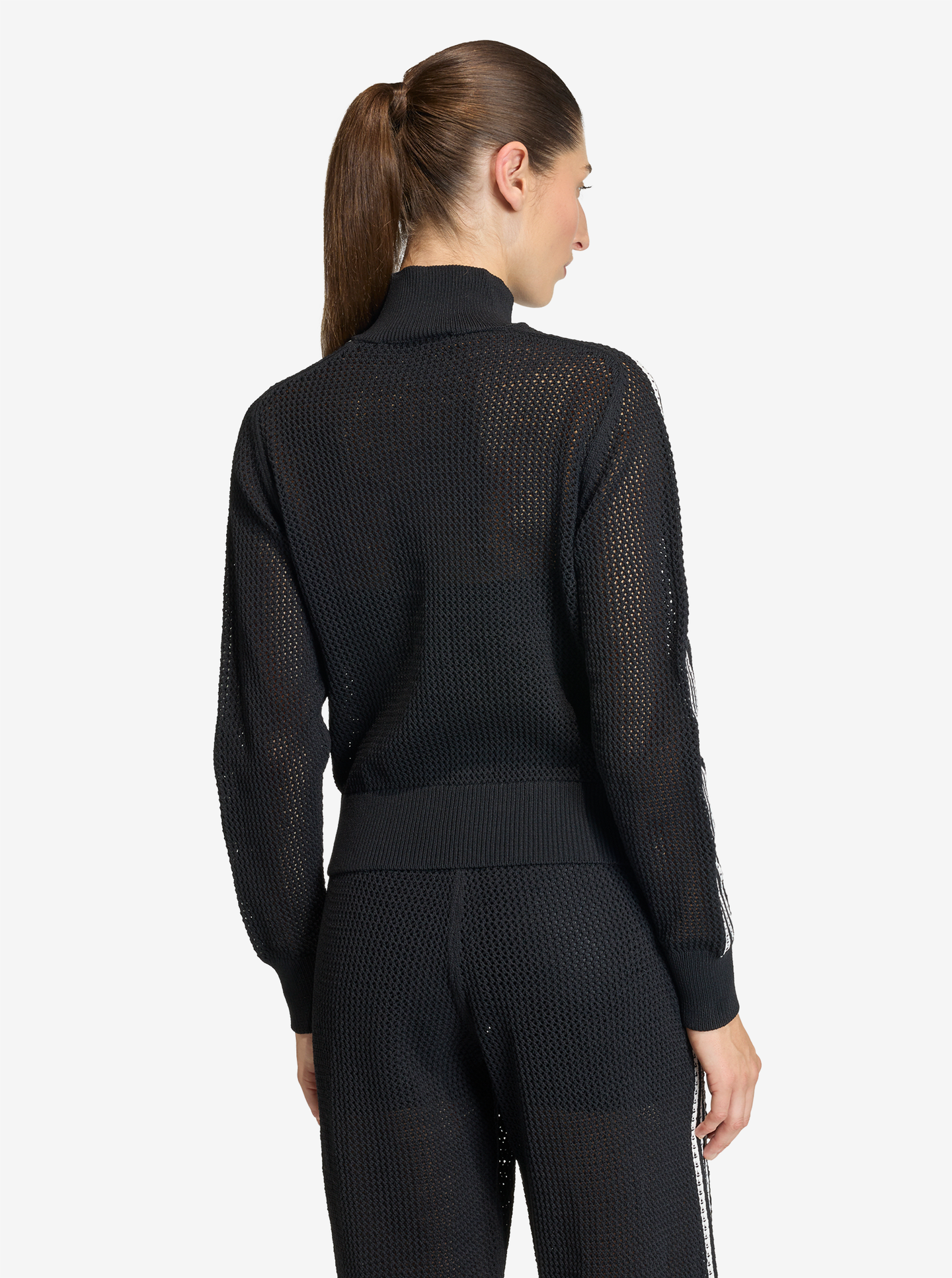 Knitted Crochet Firebird Track Top