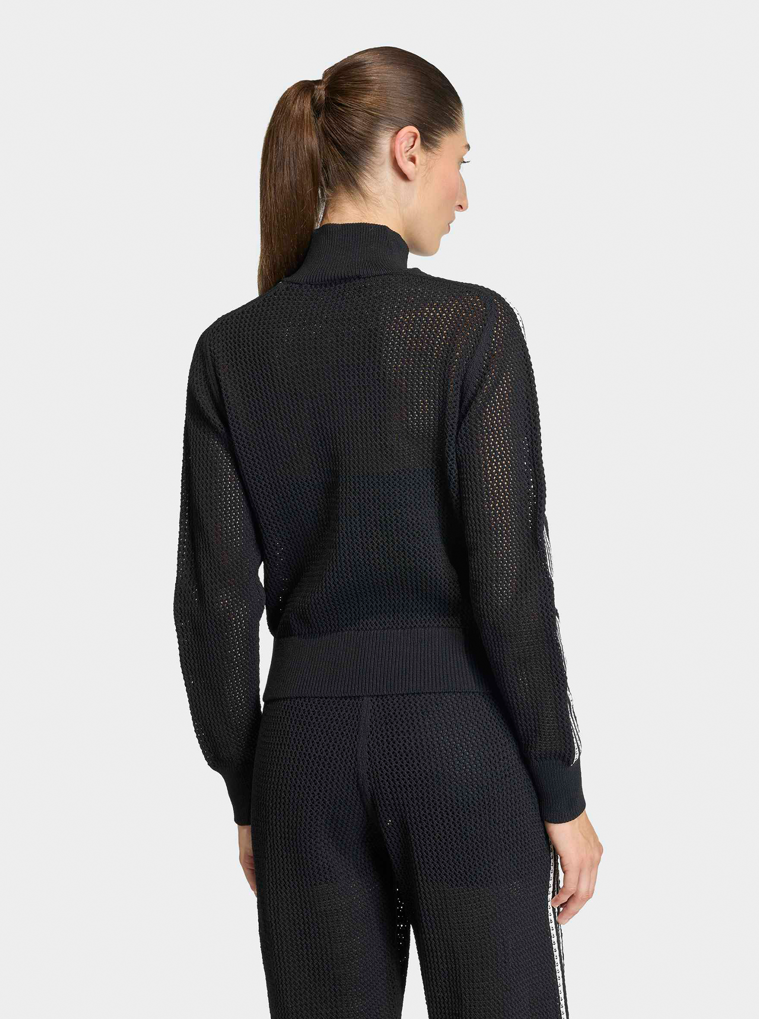 Knitted Crochet Firebird Track Top