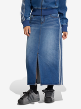 3 Stripes Pencil Skirt Denim