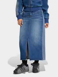 3 Stripes Pencil Skirt Denim