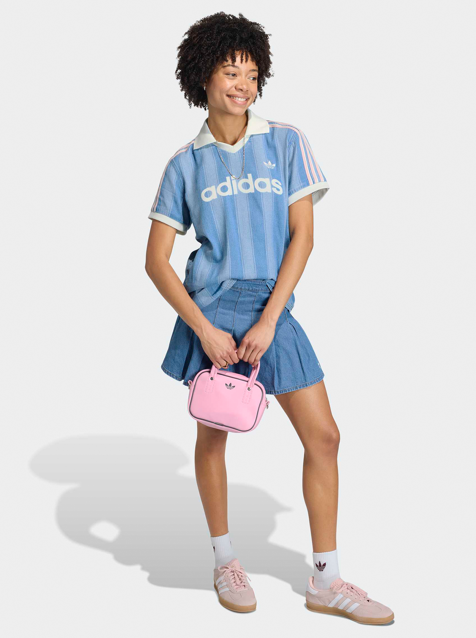 Denim Football Jersey